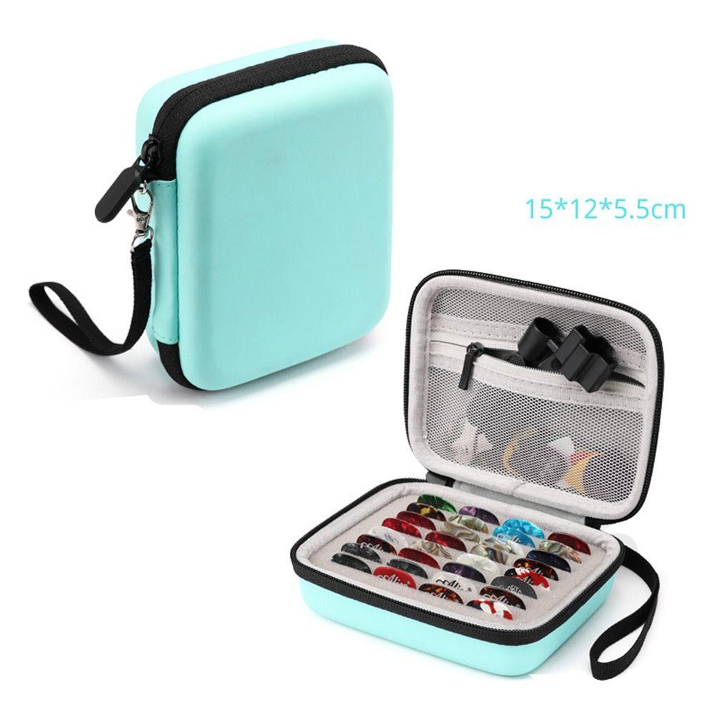 Storage Waterproof Leather Case Bag Plectrum Guitar Picks Storage Bag Guitar Pick Holder Bag