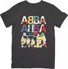 Abba Music Unisex Fit for Men & Women Quality Cotton T-Shirt Black