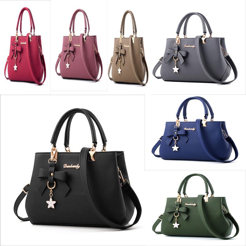 Women Pu Leather Shoulder Bags Messenger Bag Cross Body Tote Purse Handbag