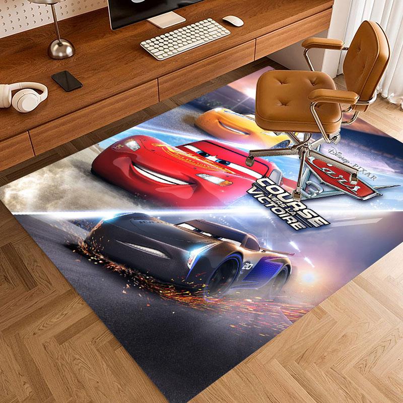 Lightning McQueen Cartoon Carpets and Rug 3D Printing Carpet Floor Mat Living Room Bedroom Large Area Soft Carpet-JM002