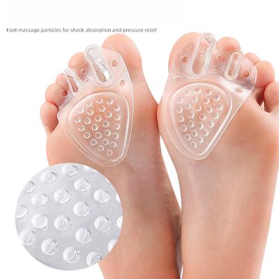 А-слово Отведение большого пальца ноги Разделитель пальцев Магнит Амортизация Массажный зажим для ног Подушечка для передней части стопы с отверстием Утолщенный разделитель для ног