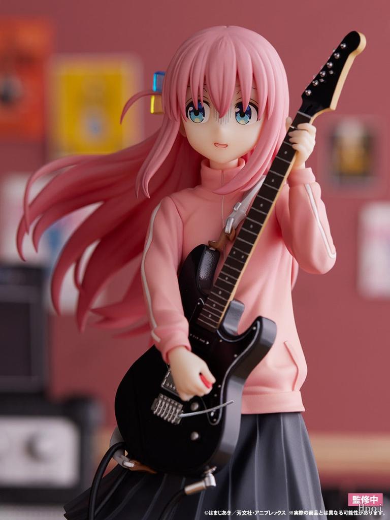 15СМ Аниме Bocchi the Rock! Фигурка Гото Хитори Сцена исполнения на гитаре Модель Игрушка Подарок Коллекция Украшение Экшен-фигурка ПВХ