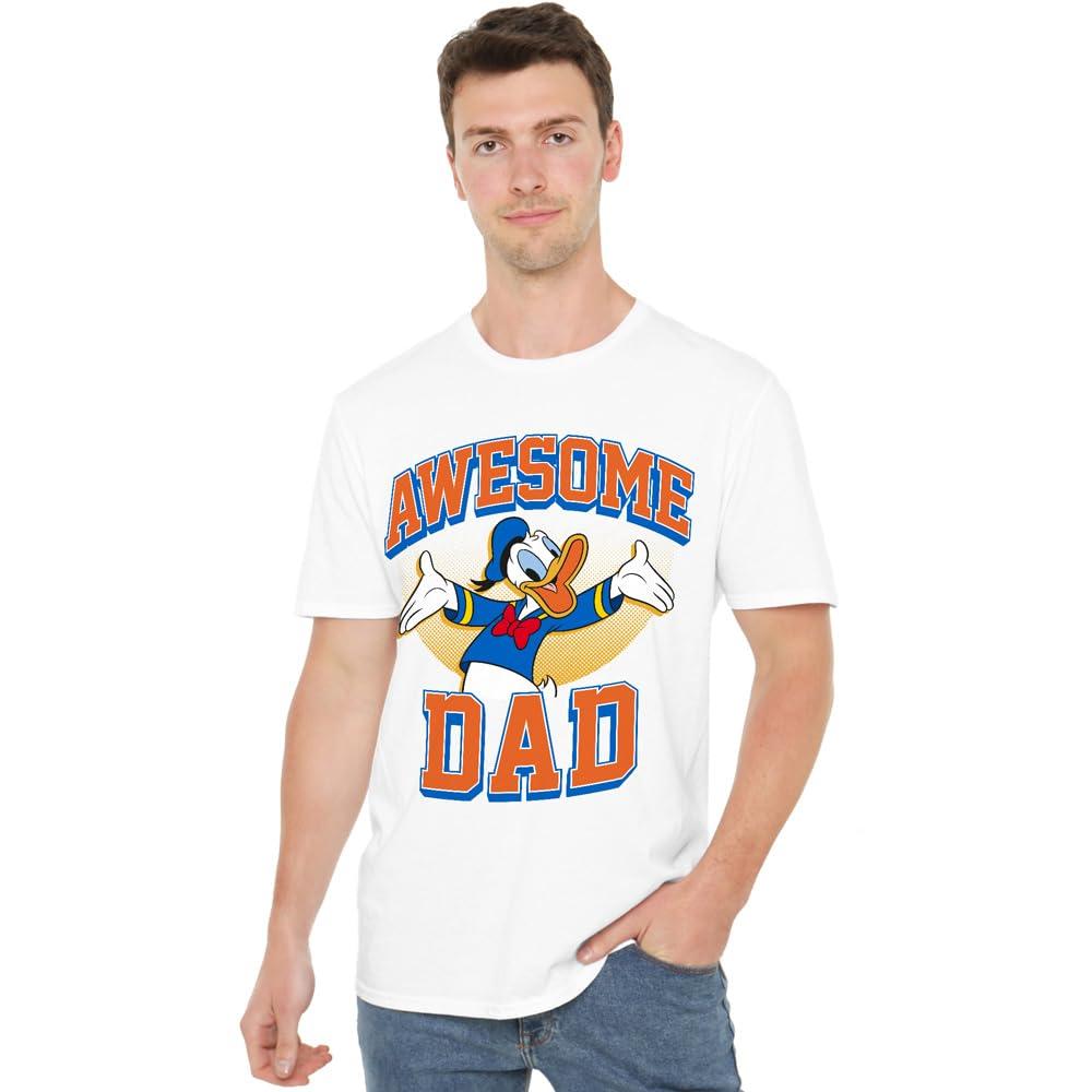 Disney Футболка Mens Awesome Dad Donald Duck
