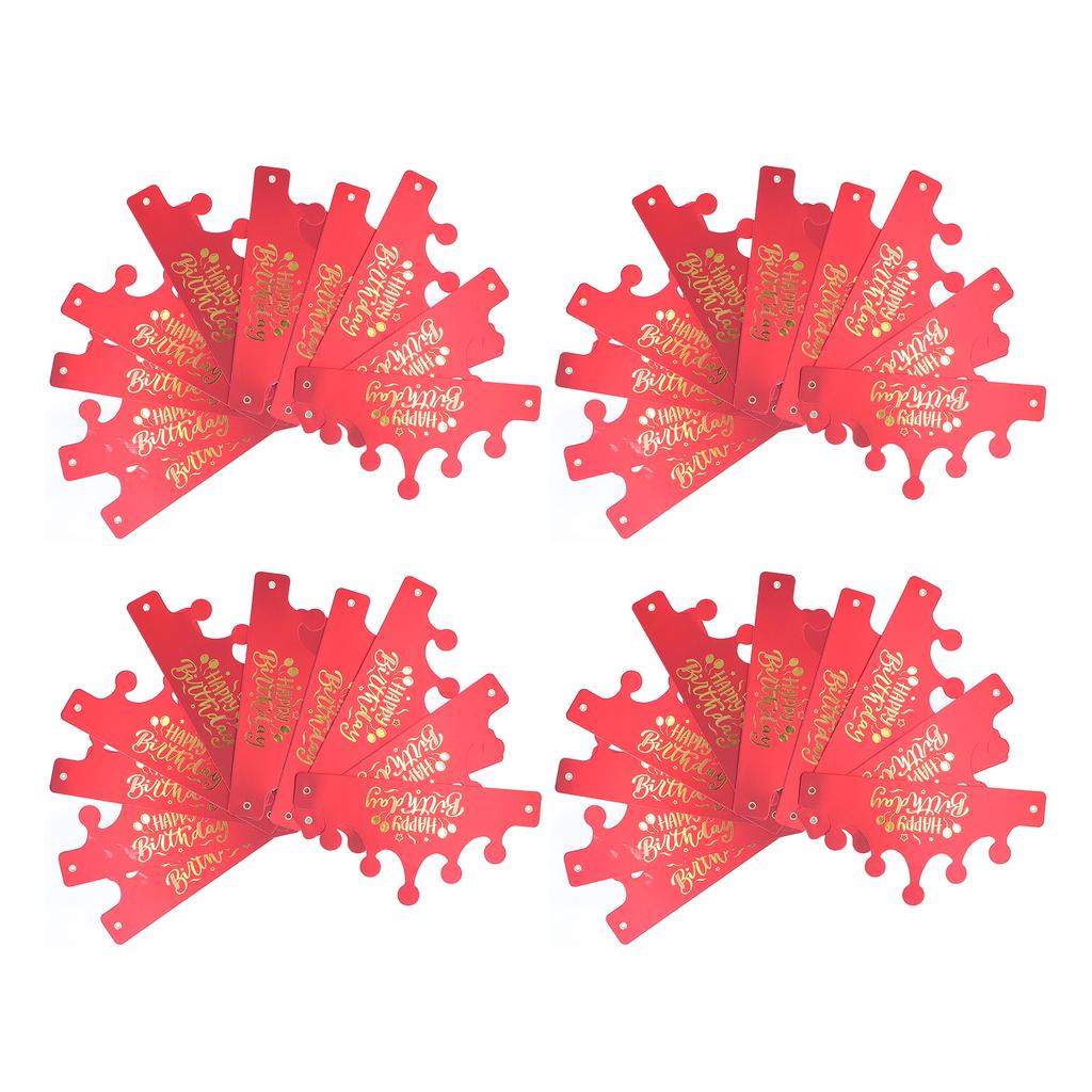 40 шт. Бумажные короны Милая форма Маленькие Компактные Привлекательные Декоративные 22..5 см Короны на день рождения для Гр