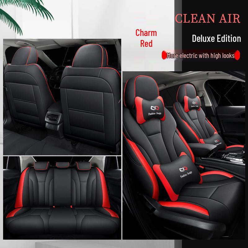 Durable Leather All-Season Full-Surround Seat Covers for Hongqi H5 - 5-Seater