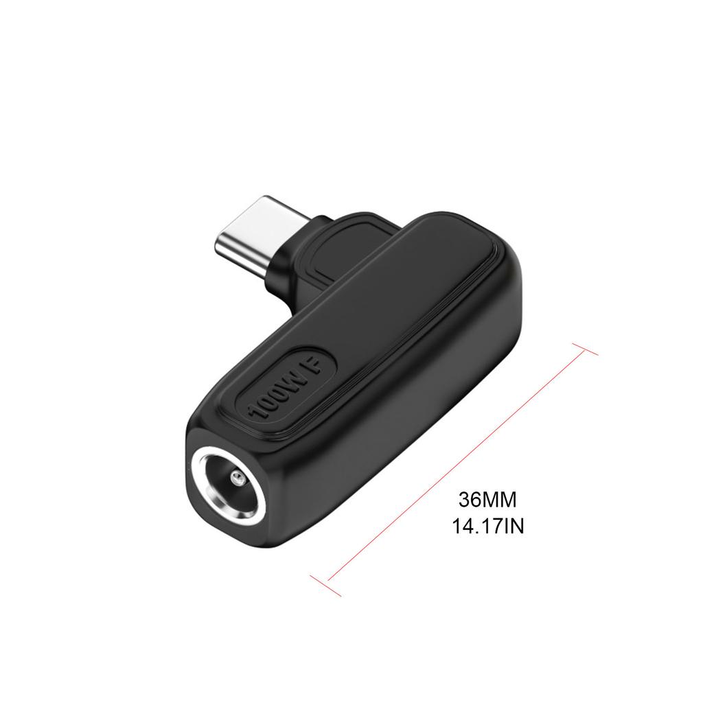 Адаптер USB C до 5,5x2,1 мм для быстрой зарядки, штекер зарядного устройства, адаптер PD USB C, тип C, разъем USB «папа-мама»