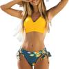 Sexy Bikini 2025 Tankini Set Push Up Lady Women Solid Swimsuit Beachwear Bathing Dressing Brazilian Swimming Suit Tankini
