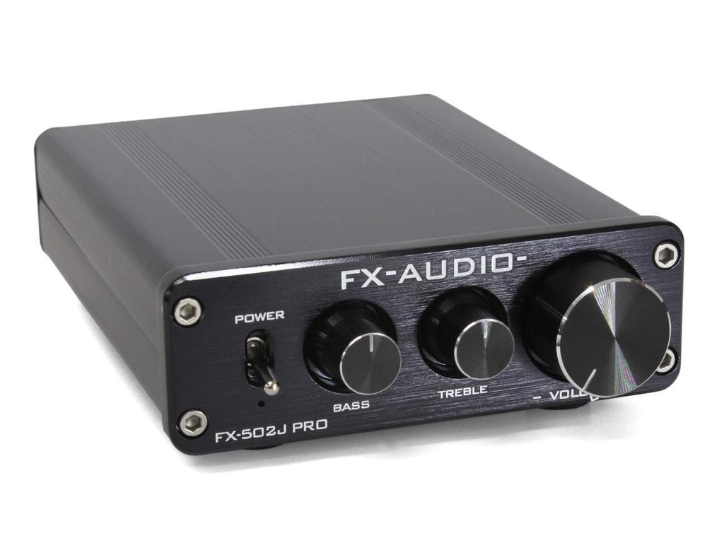 FX-AUDIO- FX-502J PRO TDA7498 50W x 2-Channel Integrated Amplifier with Tone Control (Black)