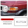 Черные накладки на фары и раму для Toyota FJ Cruiser: Защита передних противотуманных фар, задних фонарей, указателей поворота