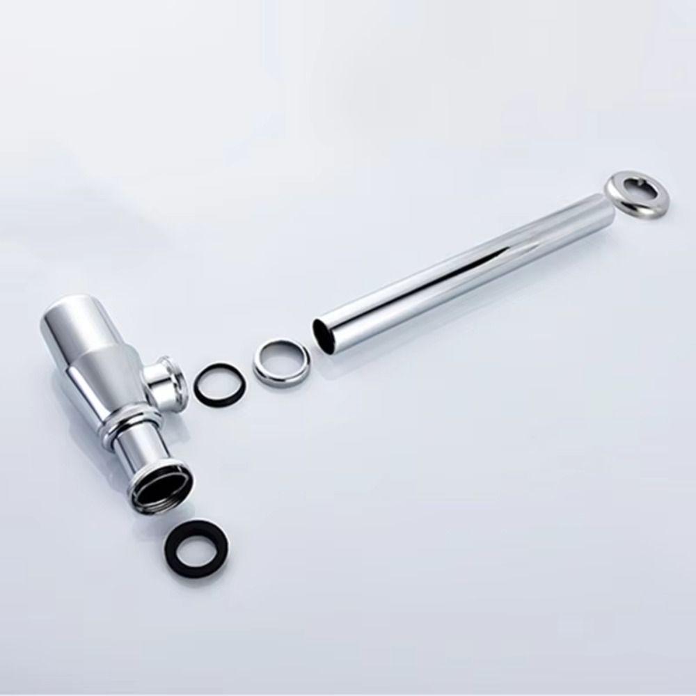 Цинк Цинк Цинковый сплав Сифон для бутылки Дезодорирующий тип Регулируемая высота Сифон для раковины Сливной комплект Раковина