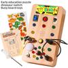 Cross-border Children's LED Interactive Busy Board Educational Toy