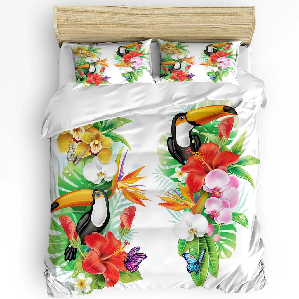 Tropical Arbor Pirate Ship Plank Duvet Cover 3pcs Bedding Set Home Textile Quilt Cover Pillowcases Bedroom Bedding Set No Sheet