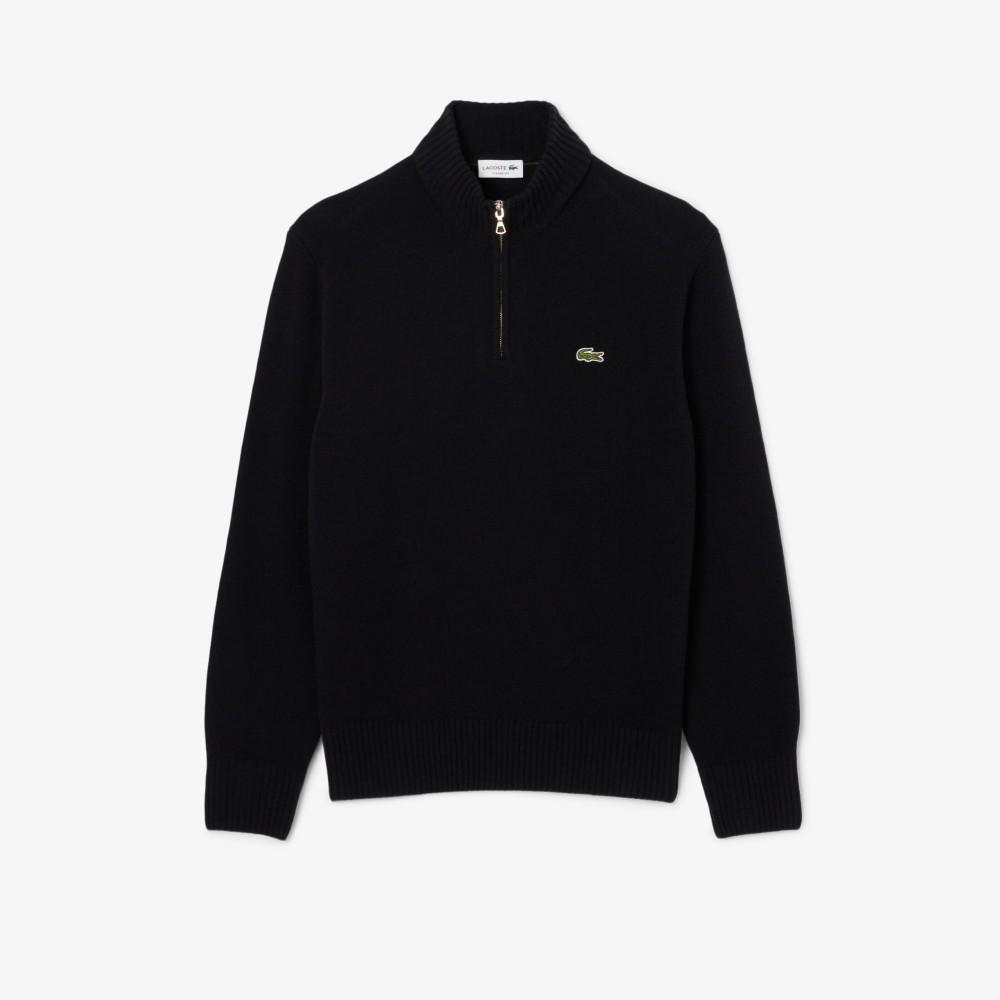 Lacoste Мужской свитер с полумолнией из смесовой шерсти AH3052-55N031