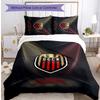 OGC Nice FC Printed 3PCS Bedding Set Breathable Duvet Cover with Pillowcases Decorative Bed Linen for Bedroom Home