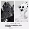 Прозрачный чехол для телефона для iPhone 17 Pro Max/Pro/Air с вращающейся на 360° подставкой, противоударный дизайн с защитой от царапин - Защитная крышка