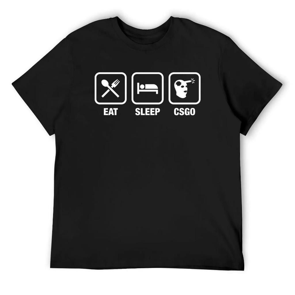CSGO Eat Sleep Marksman Игровая футболка