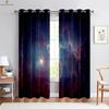 Мечтательная галактика звездное небо 3D печатные шторы затемняющие шторы подходят для спальни гостиной кабинета декоративные шторы