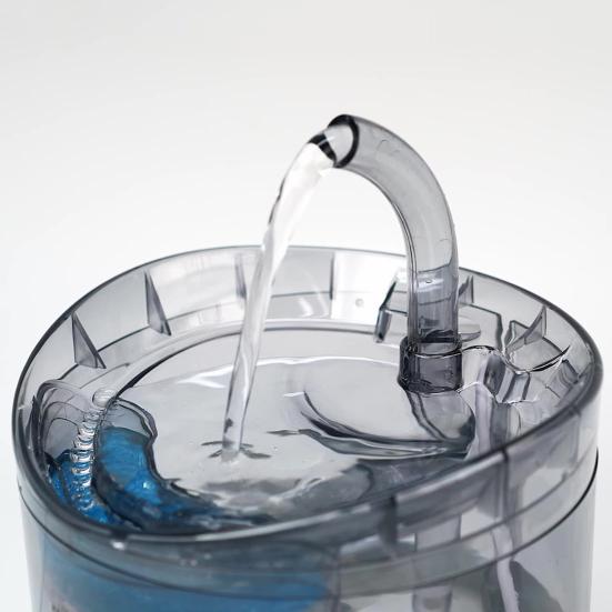 Cat Water Fountain Automatic Water Dispenser with Filter 1.8L Pet Drinking Fountain with Quiet Pump Dog Water Bowl for Indoor Cats Kitty
