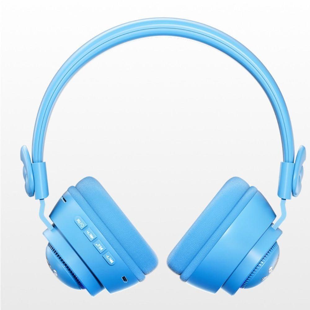 Беспроводные наушники, симпатичная гарнитура с кошачьими ушками и светодиодной подсветкой, шумоподавляющие игровые стереонаушники, модные Bluetooth (5.0) Ношение гарнитуры