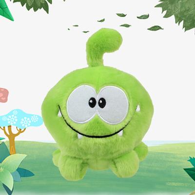 20 см Каваи Лягушка Ом Ном Плюшевая Игрушка Cut The Rope Мягкая Резиновая Фигурка Игрушки Классической Игры Прекрасный Подарок Кукла Для Детей