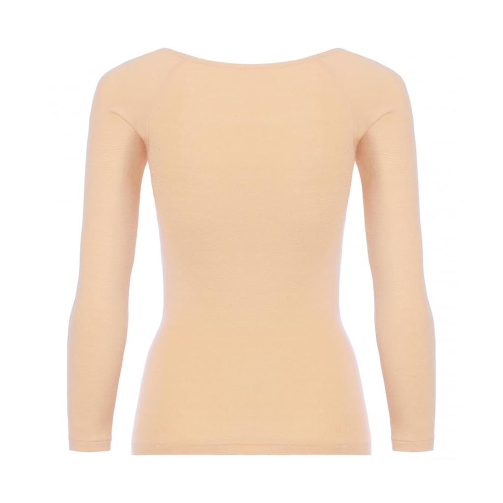 Triumph Warm Fit Innerwear Sleeve 00JP Size M 5370, 3/4 Top, (Beige),