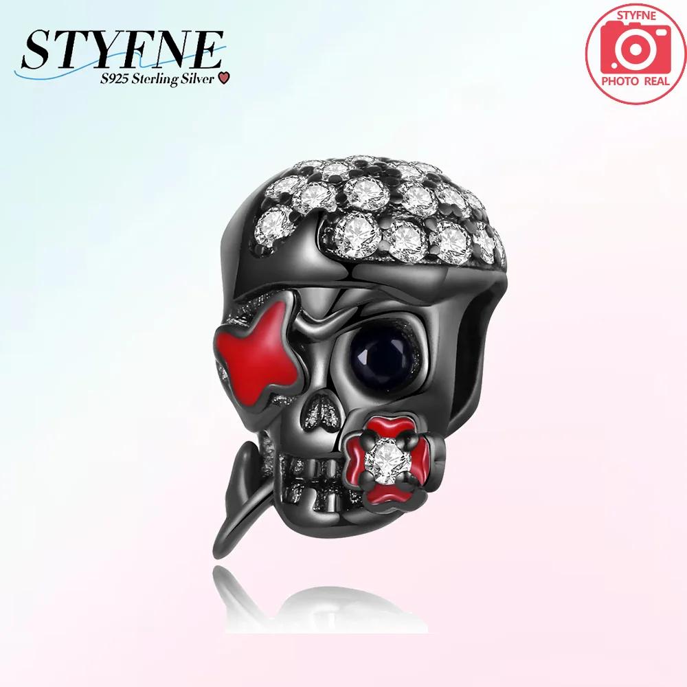 Anniversary Diablo Series Skull Flower Witch Furnace Sprouting Beads Pendant Copper Charms Fit Bracelet Diy Woman Jewelry