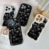 N60 Nightmares Skull Art Design Wavy Phone Case for iPhone 15 14 Pro Max Samsung S24 Ultra A54 A34 A24 Xiaomi Redmi 13C Huawei Honor Soft Back Cover
