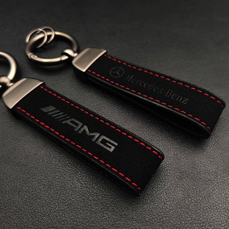 FBK3 2025 Hot New Car Keys Chain Rings Holder KeysChain For Mercedes Benz AMG S320 W164 W205 W204 W168 C180 E320 A200 CLA CLK CLS ML