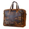 Мужской коричневый кожаный портфель-мессенджер Buff Business Professional Laptop Bag