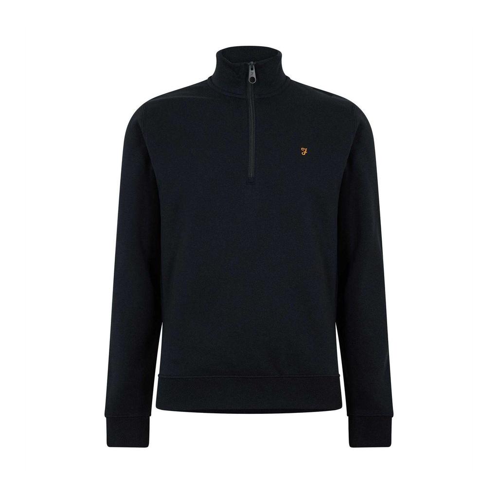 Farah Mens Wilsdon Fleece Quarter Zip Sweatshirt