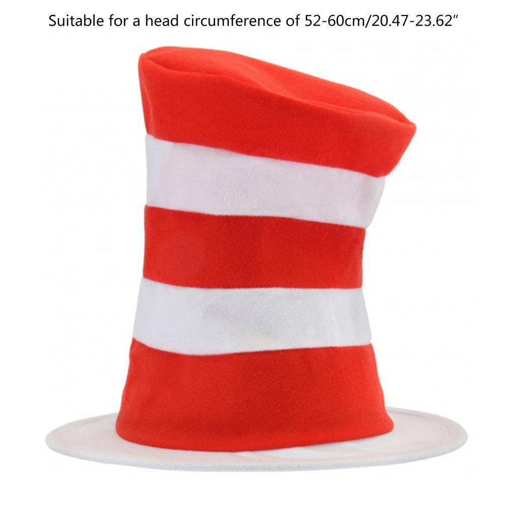 Party Dr Seuss Hat for Adult Friends Gathering Funny Top Cap Cosplay Costume Cap Prank Festive Party Accessory