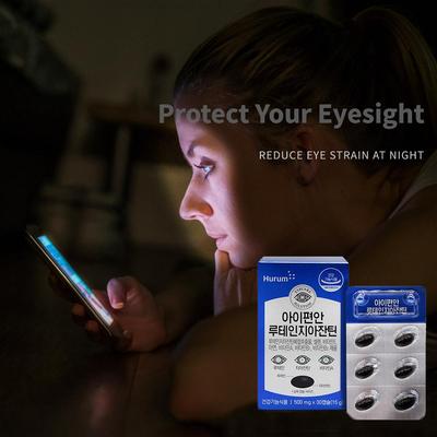 Hurum Lutein Zeaxanthin Здоровье глаз Макула Старение глаз Витамины для глаз Добавки для глаз Уход за зрением Уход за глазами Корейские добавки для здоровья