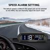 Автомобильный электронный HUD X98 Солнечный цифровой спидометр Датчик миль/ч км/ч Проектор скорости на лобовое стекло Охранная сигнализация Беспроводной Универсальный