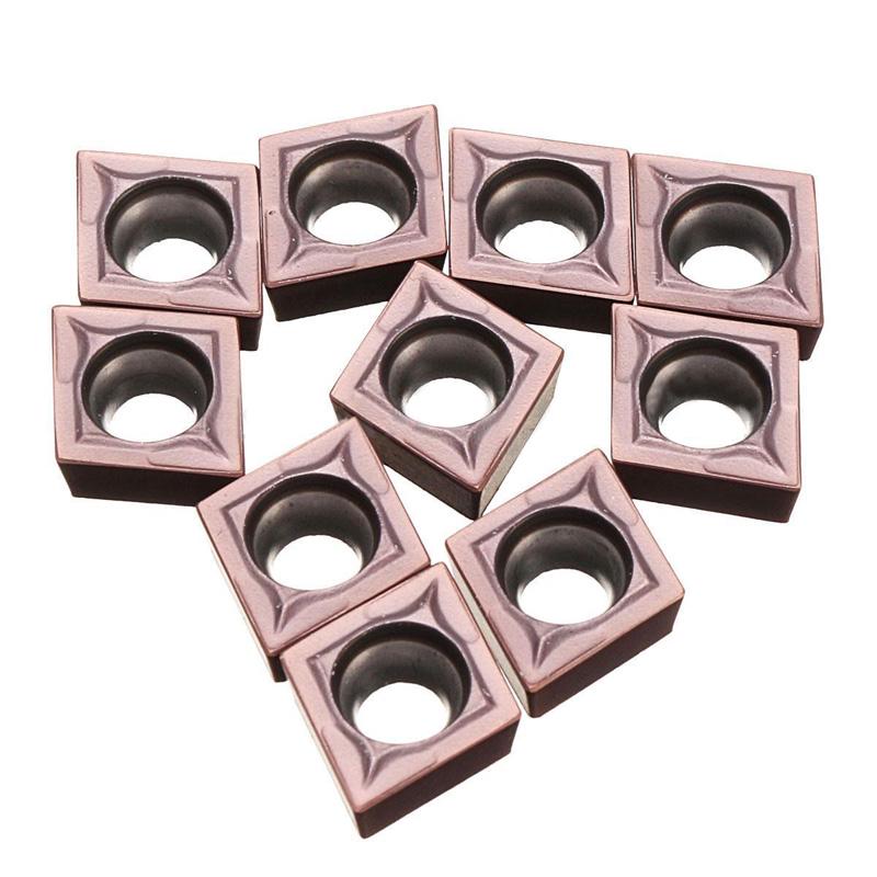 10x CCMT09T304 VP15TF твердосплавные пластины CCMT 09 T3 / CCMT32.51 сменная пластина