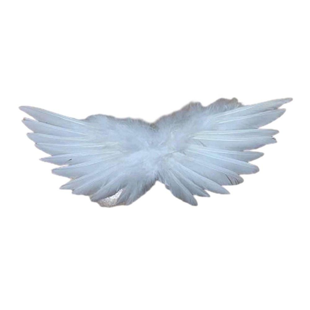 DIY Costume Angel White Wing Dressing Up Festival Feather Wing Angel Feather Wings Photo Props