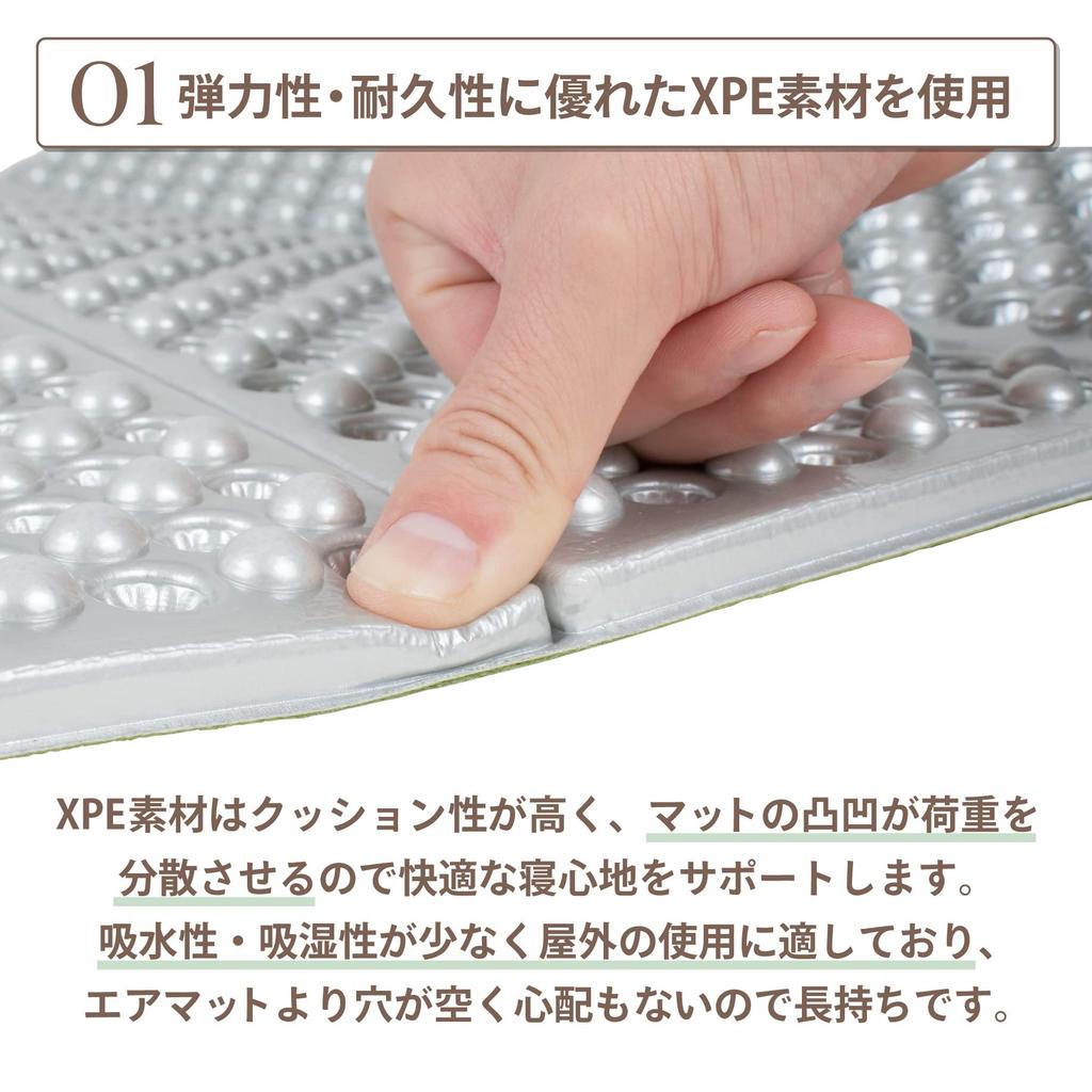 GN Коврик для кемпинга Коврик для кемпинга Серебристый коврик Алюминиевый Алюминиевый коврик Уличный Толстый Складной