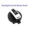 LHD RHD Car Headlight Lamp Rotary Button Foglight Switch Cover Panel For BMW 5 5GT 6 7 X3 X4 Series F10 F11 F07 F06 F01 F25 F26