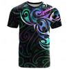 Мужская футболка Paisley Dazzle цвет Короткий рукав Футболка 3D Печать Круглый вырез Рубашка Модная Этническая Уличная Повседневная Черный Лето