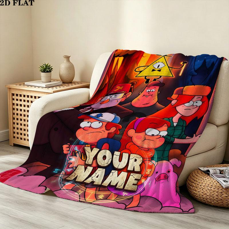 Custom Gravity Falls Blanket, High quality Comfortable for All Seasons, Home Decor, Warmth and Comfort