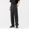 Unisex Summer Ice Silk Loose Straight-Leg Trousers