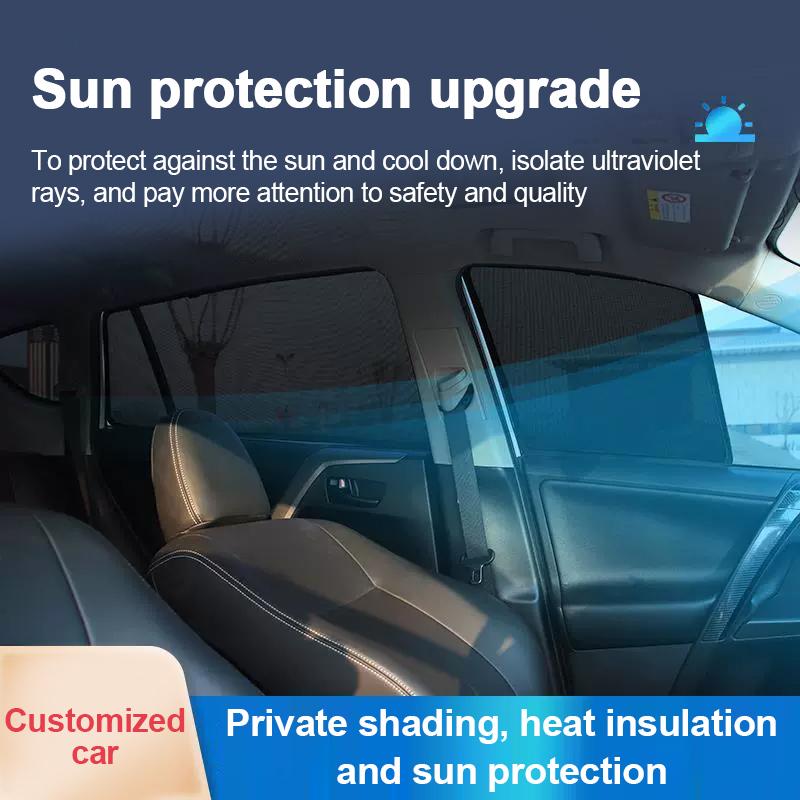 Car Sun Shades For Kia EV6 CV 2022 2023 2024 2025 Sunshades Magnetic Heat insulation Visor Mesh Window Curtains Auto Accessories