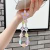 DIY маленький свежий хрустальный бант цветы любовь жемчужный браслет женская любовь цепочка для мобильного телефона защита от падения аксессуары для мобильных телефонов