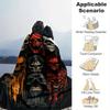 1pc Skeleton Printing Lightweight Flannel Blanket, Comfortable and Warm Blanket, for Camping Sofa Bed and Couch Office, Gift