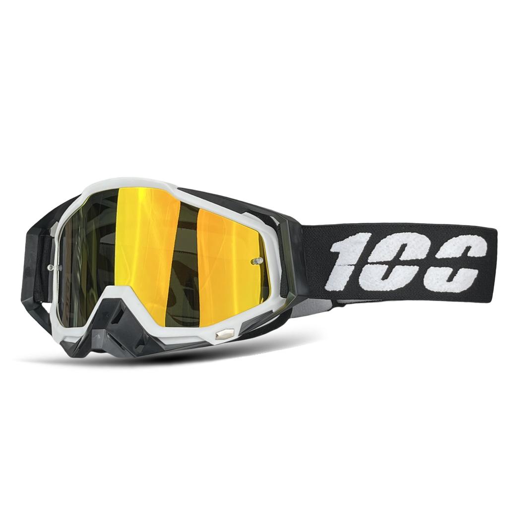 Hot 100 Motorcycle Goggles Cycling Glasses Outdoor Off-Road Ski Sport MX ATV Dirt Bike Racing Glasses Motocross Bicycle Goggles