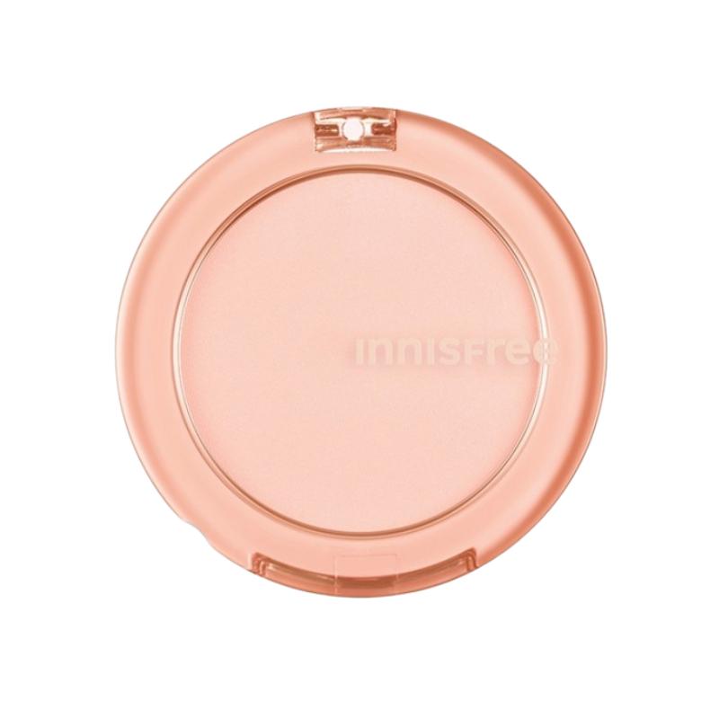 Innisfree Silky Powder Blush 6.2g | Soft Natural Cheek Color | Long-Lasting Smooth Powder Blusher [01 Fluffy Pink / 02 Shy Apricot / 03 Lively Coral]