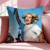 Singer PPommelien Thijs Cushion Cover Breathable Linen Pillowcase Summer Odorless EcoFriendly Invisible Zipper Washable