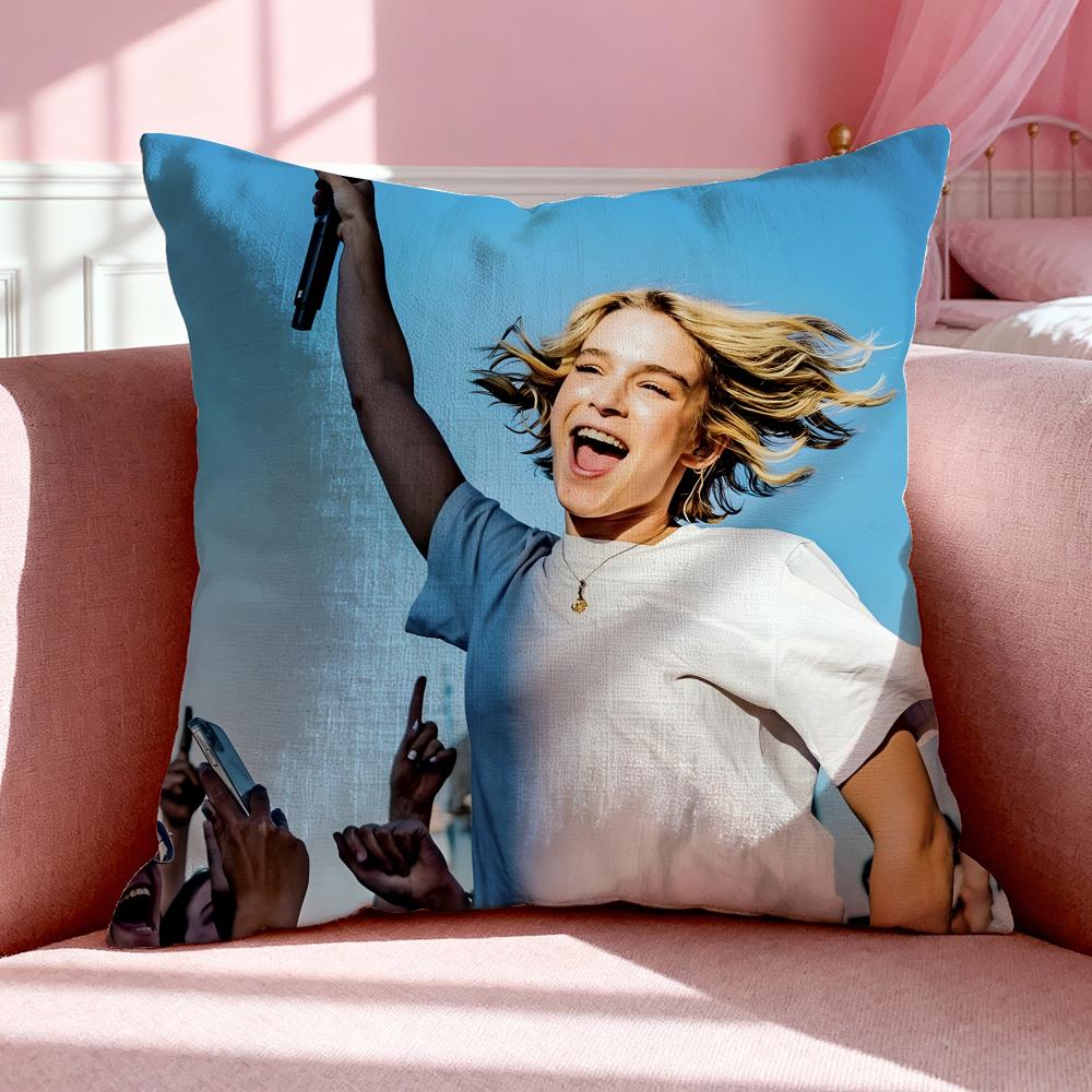 Singer PPommelien Thijs Cushion Cover Breathable Linen Pillowcase Summer Odorless EcoFriendly Invisible Zipper Washable