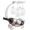 Sac Taske Bottle Stand, Wine Rack, Wine Glass Holder, Glass Stand, Wine Glass Storage (Bronze)