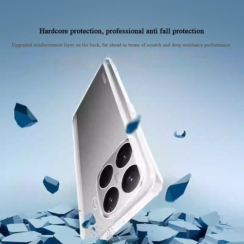 Прозрачный чехол из ТПУ для Xiaomi 15T Pro 15TPro 5G Оригинальный Мягкий Прозрачный Тонкий Силиконовый Ударопрочный Защита Камеры Задние Чехлы