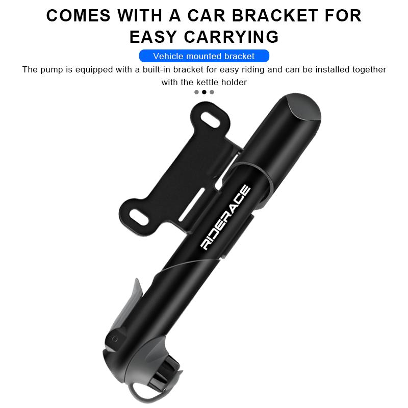 Mini Portable Bike Pump Bicycle Hand Inflator Multifunctional For Ball For Schrader Presta Valve Outdoor Cycling Accessories